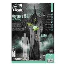 Sorcière XXL animée Halloween lumineuse sonore 305 cm