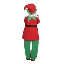 Lutin de Noël animé sonore décoration Noël 113 cm