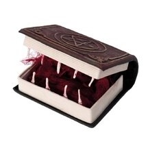 Livre vorace animé Halloween lumineux sonore 14 cm