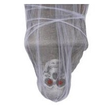 Momie animée Halloween à suspendre lumineuse sonore 120 cm