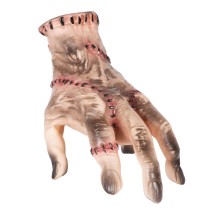 Main coupée animée Halloween à poser 20 cm