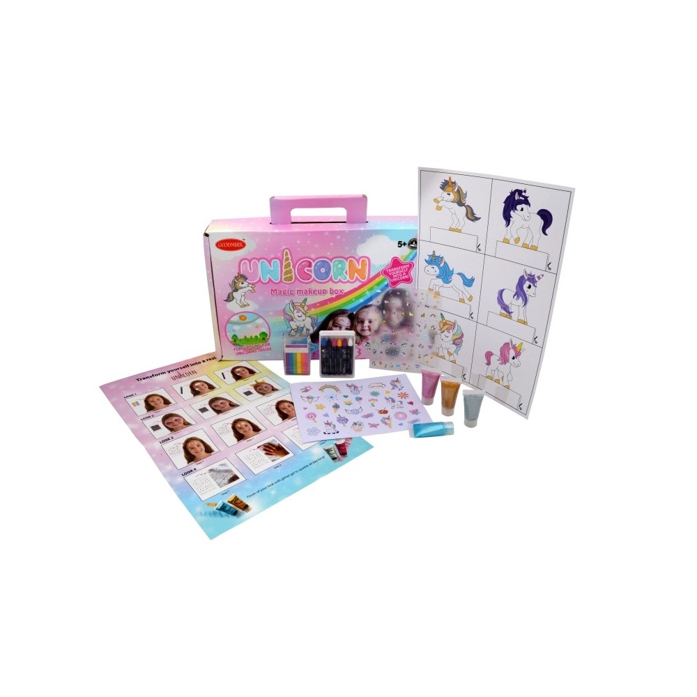 Boîte de maquillage magique licorne – Maquillage enfant | Fiesta Factory