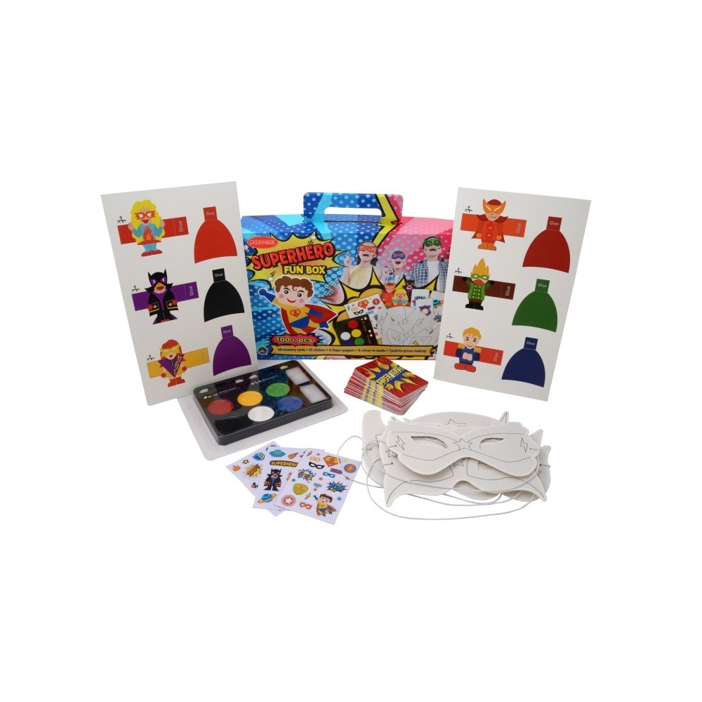 Boîte de maquillage super-héros – Maquillage enfant | Fiesta Factory