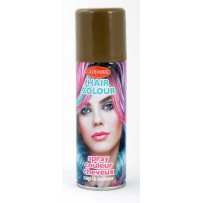 Laque couleur cheveux marron 125 ml – Spray colorant | Fiesta Factory