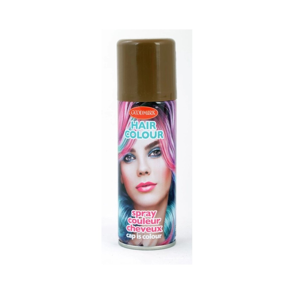 Laque couleur cheveux marron 125 ml – Spray colorant | Fiesta Factory