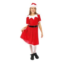 Costume Mère Noël fille pas cher | Fiesta Factory