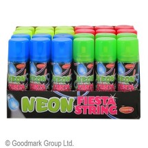 Bombe fils serpentins néon 70 ml pas cher | Fiesta Factory