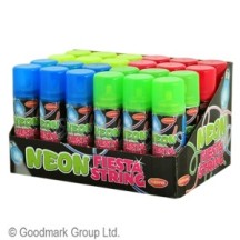 Bombe fils serpentins néon 70 ml pas cher | Fiesta Factory