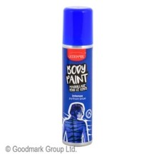 Spray couleur corps 75 ml couleurs assorties (à l’unité) -  - Accessoires de déguisement