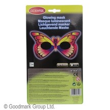 Masque papillon lumineux glow pas cher | Fiesta Factory