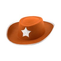 Chapeau cow-boy enfant marron pas cher | Fiesta Factory