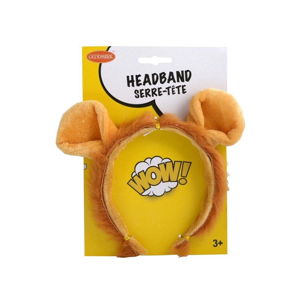 Bandeau lion déguisement pas cher | Fiesta Factory