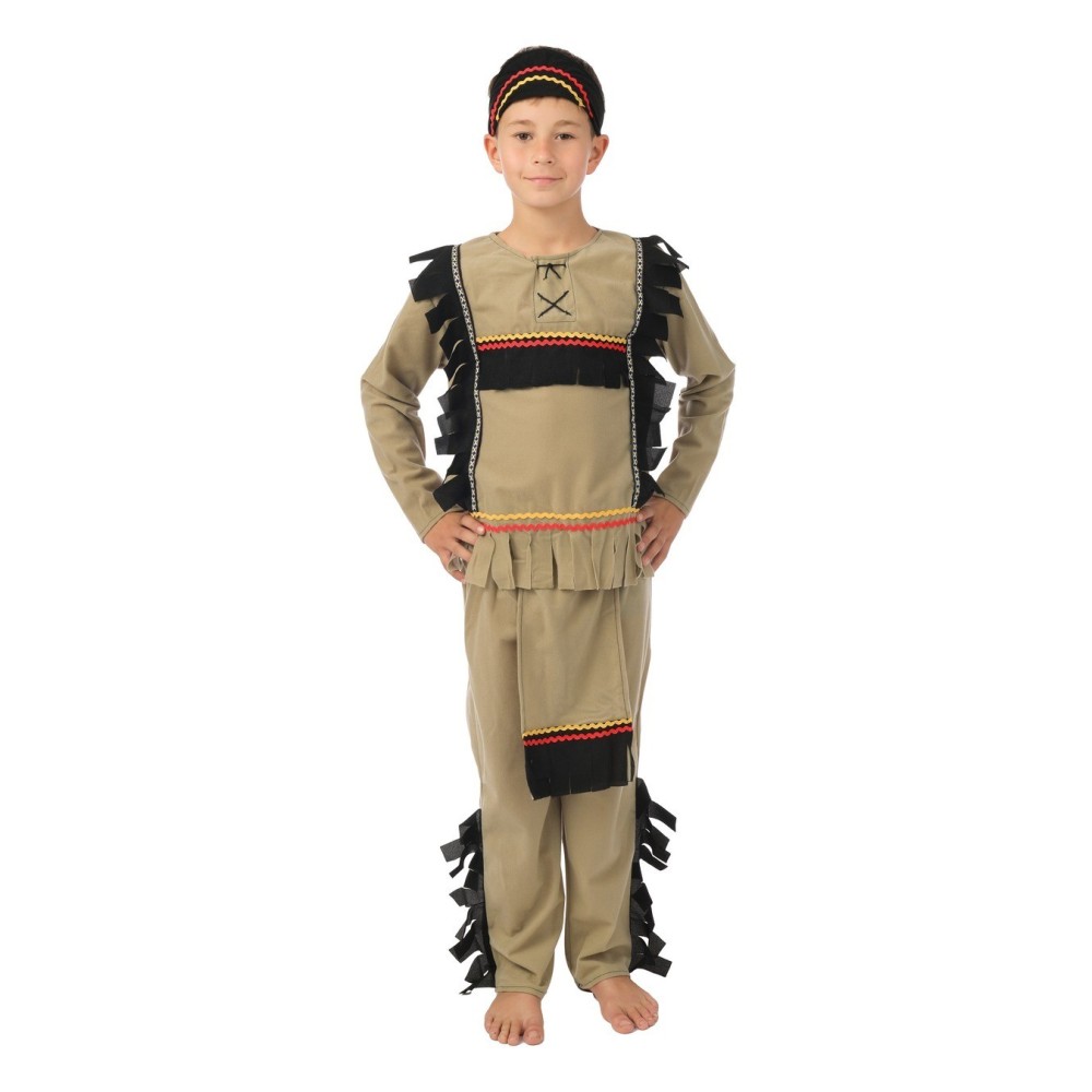 Costume Indien Enfant Pas Cher Beige – Déguisement Fiesta Factory
