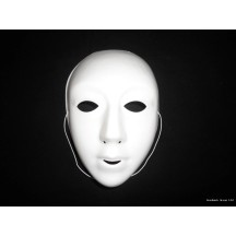 Masque complet adulte blanc pas cher | Fiesta Factory