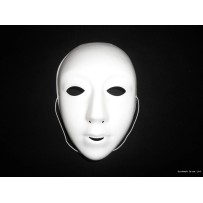 Masque complet adulte blanc pas cher | Fiesta Factory