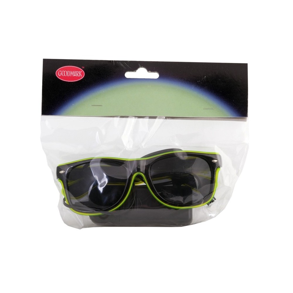 Lunettes néon fluo pas cher blanc bleu rose | Fiesta Factory