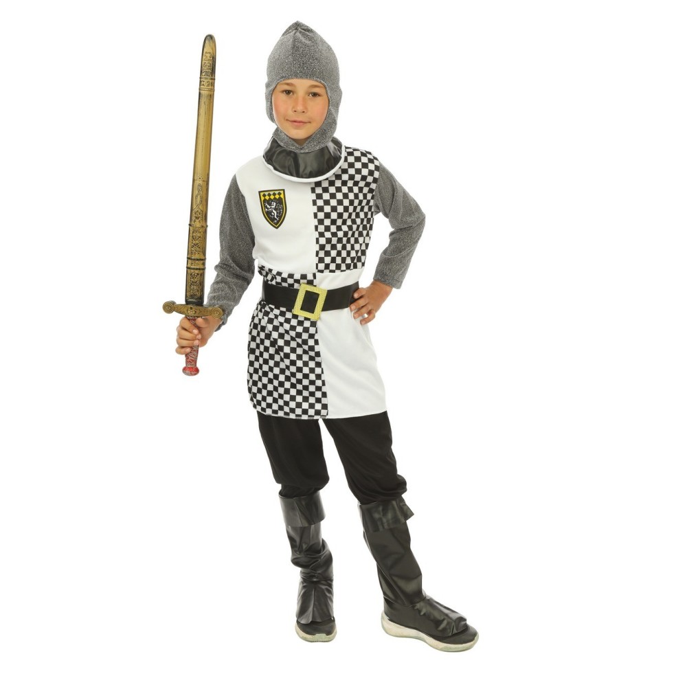 Costume Chevalier Enfant Pas Cher Gris – Déguisement Fiesta Factory