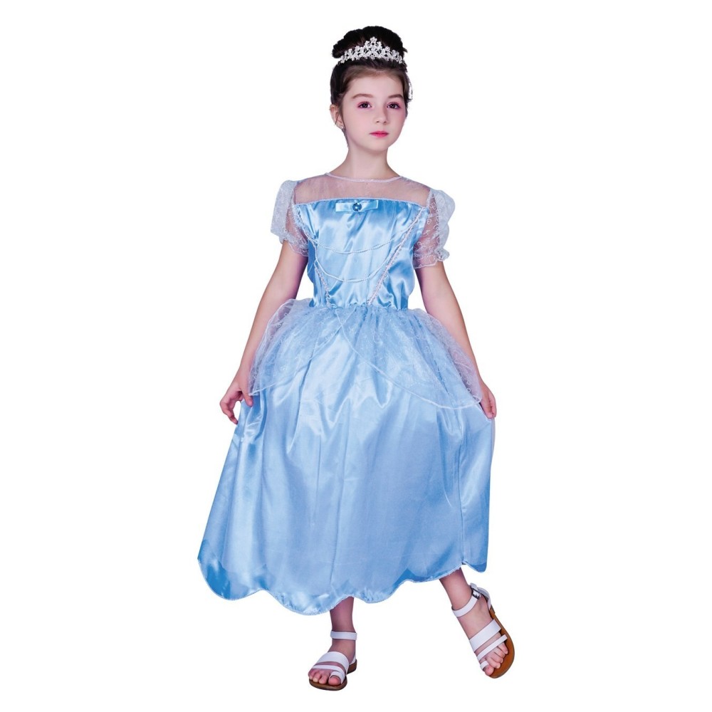 Costume Princesse Enfant Bleu Pas Cher – Déguisement Fiesta Factory