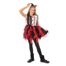 Costume Arlequin Enfant Noir Rouge Pas Cher – Déguisement Fiesta Factory