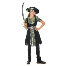 Costume Pirate Zombie Fille Pas Cher – Déguisement Halloween Fiesta Factory