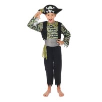 Costume Pirate Zombie Garçon Pas Cher – Déguisement Halloween Fiesta Factory