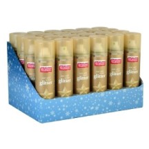 Spray Paillettes Glitter 100ml ZEUS – Effet Brillant (à l’unité) -  - Déco de Noël