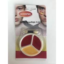 Kit de maquillage Espagne – Supporter rouge jaune pas cher - 02021062 - Kits Maquillage