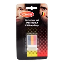 Crayon maquillage 3-en-1 noir jaune rouge pas cher | Fiesta Factory