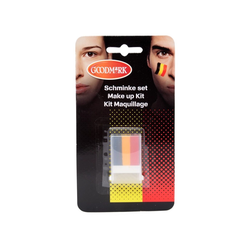 Crayon maquillage 3-en-1 noir jaune rouge – Supporter pas cher - 02021085-Z - Pinceaux & Accessoires de Maquillage