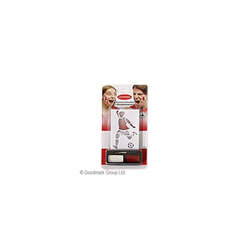 Set maquillage avec pochoirs Autriche – Supporter rouge blanc pas cher - 02021179 - Kits Maquillage