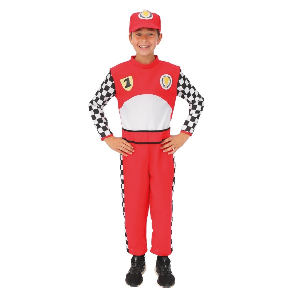 Costume Pilote F1 Enfant Pas Cher – Déguisement Course Fiesta Factory