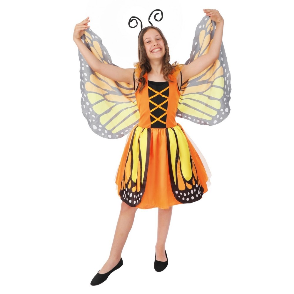 Costume Papillon Enfant Orange Pas Cher – Déguisement Fiesta Factory