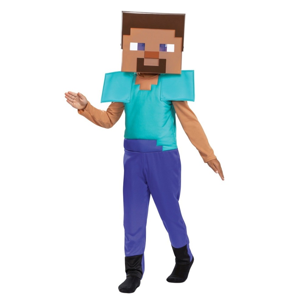 Minecraft™ Costume Steve Enfant Pas Cher – Déguisement Officiel Fiesta Factory