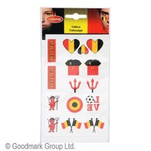 Tatouages supporter Belgique pas cher – Fiesta Factory