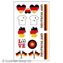 Tatouages supporter Allemagne pas cher – Fiesta Factory
