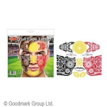 Tatouages visage complet Belgique pas cher – Fiesta Factory