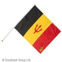 Drapeau Belgique Diables Rouges polyester pas cher | Fiesta Factory