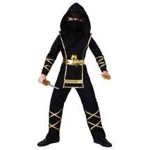 Costume ninja enfant noir et or pas cher – Fiesta Factory à petit prix