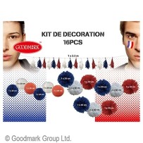 Kit déco papier France pas cher – Fiesta Factory à petit prix