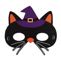 Loup Halloween enfant lot de 4 pas cher – masque déguisement fête