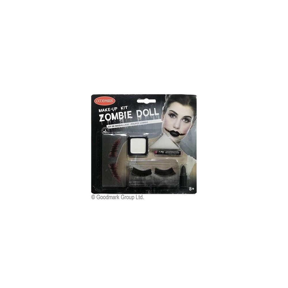 Kit de maquillage Poupée Zombie – Fiesta Factory à petit prix - 02070239-NP - Kits Maquillage