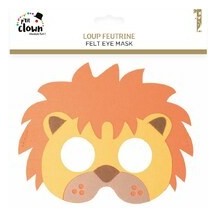 Loup animaux enfant feutrine pas cher – masque déguisement modèle aléatoire