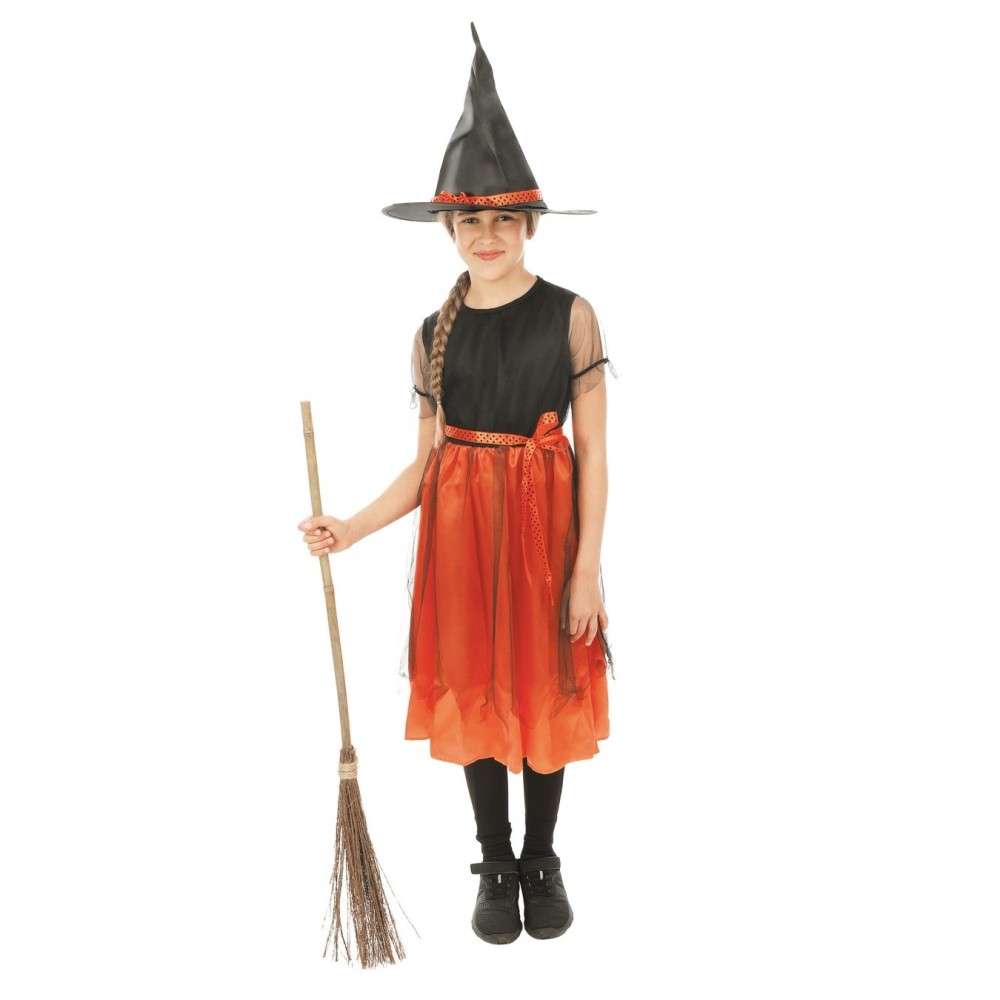 Costume sorcière enfant orange noir pas cher – Fiesta Factory à petit prix
