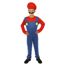 Costume plombier enfant bleu rouge pas cher – Fiesta Factory à petit prix