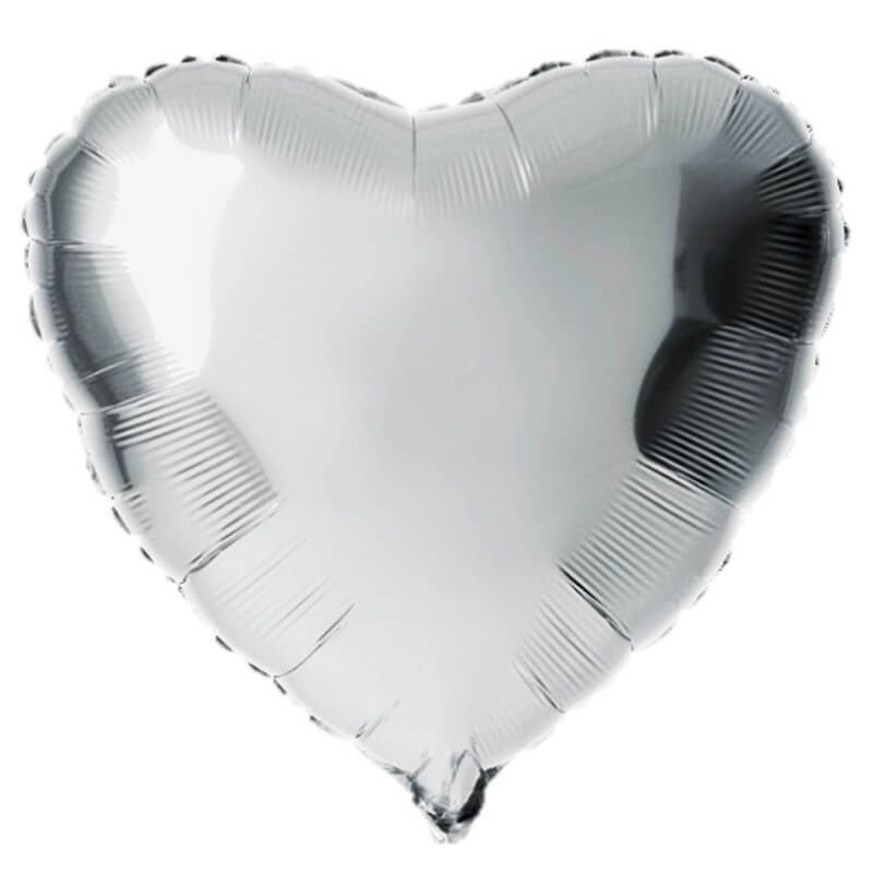 Ballon cœur aluminium 40 cm – Disponible en 6 couleurs – Air ou hélium - BALCOEUR - Ballons aluminium