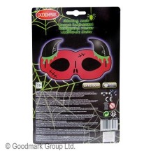Masque lumineux diable Halloween LED pas cher – Fiesta Factory