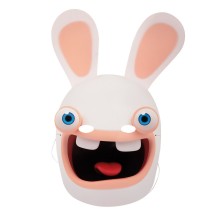 Masque Lapins Crétins enfant carton – déguisement drôle pas cher