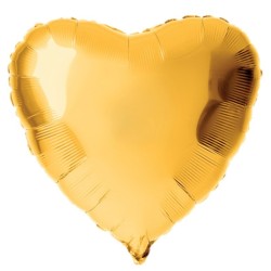 Ballon cœur aluminium 40 cm – Disponible en 6 couleurs – Air ou hélium - BALCOEUR - Ballons aluminium