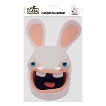 Masque Lapins Crétins enfant carton – déguisement drôle pas cher