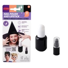 Vernis noir 8ml et rouge à lèvres Halloween pas cher – Fiesta Factory